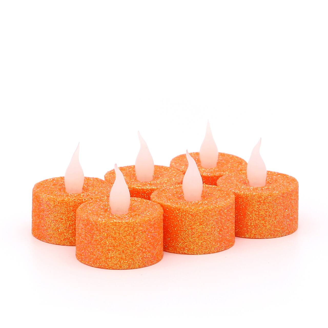Orange LED Tealight Candles by Ashland&#xAE;, 6ct.